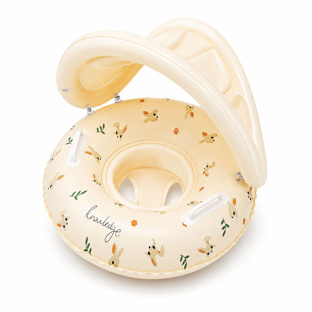 Bouée bébé avec pare-soleil - Vintage