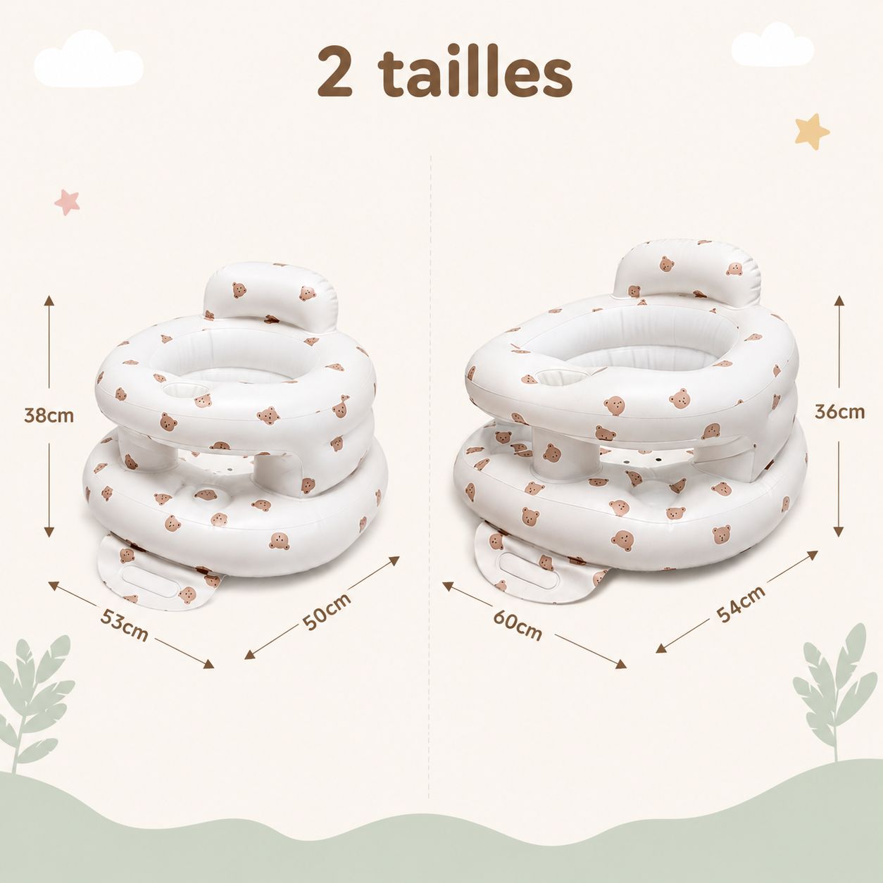 Fauteuil gonflable bébé - Douceur
