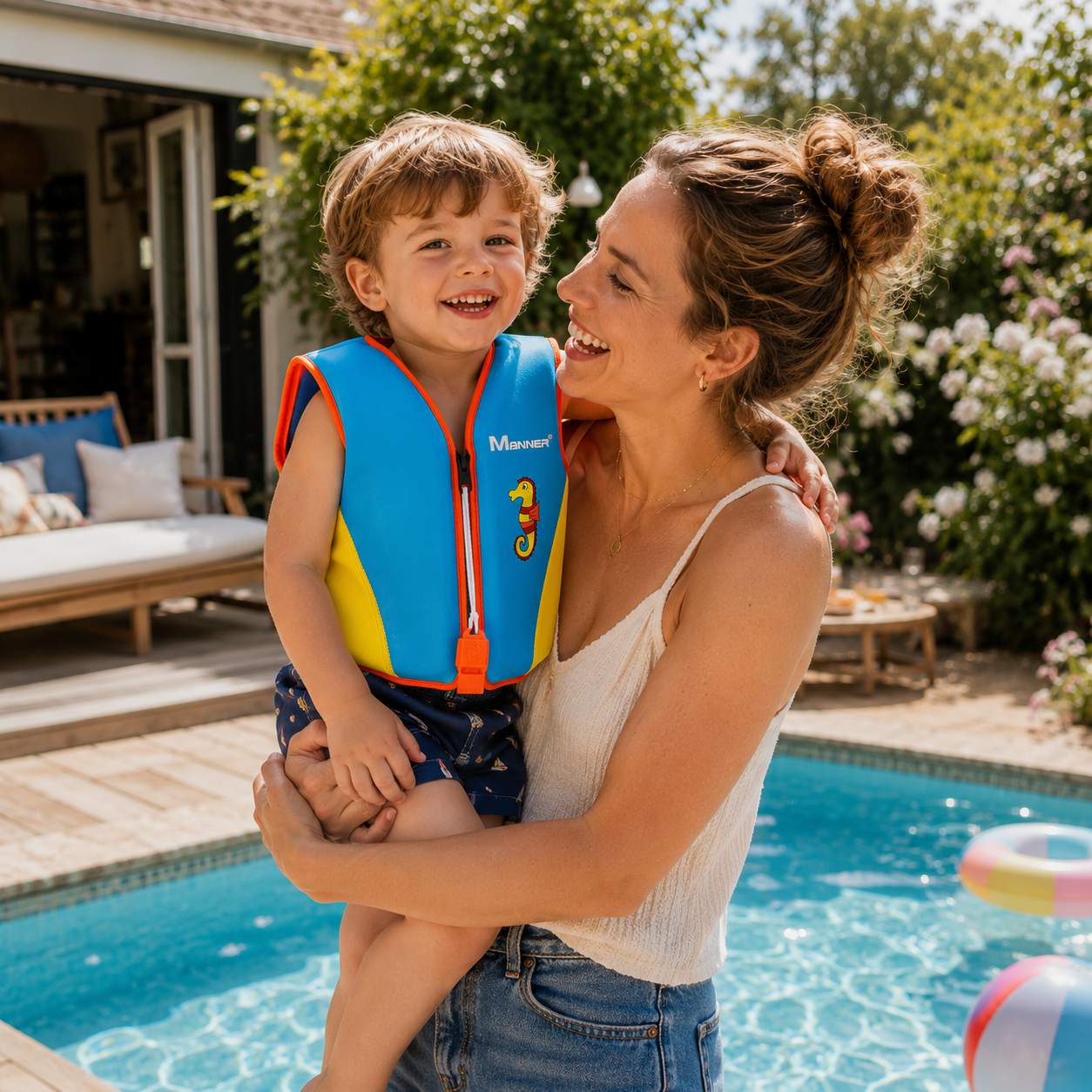 Gilet de natation enfant en néoprène