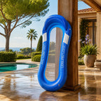 Hamac de piscine flottant avec têtière