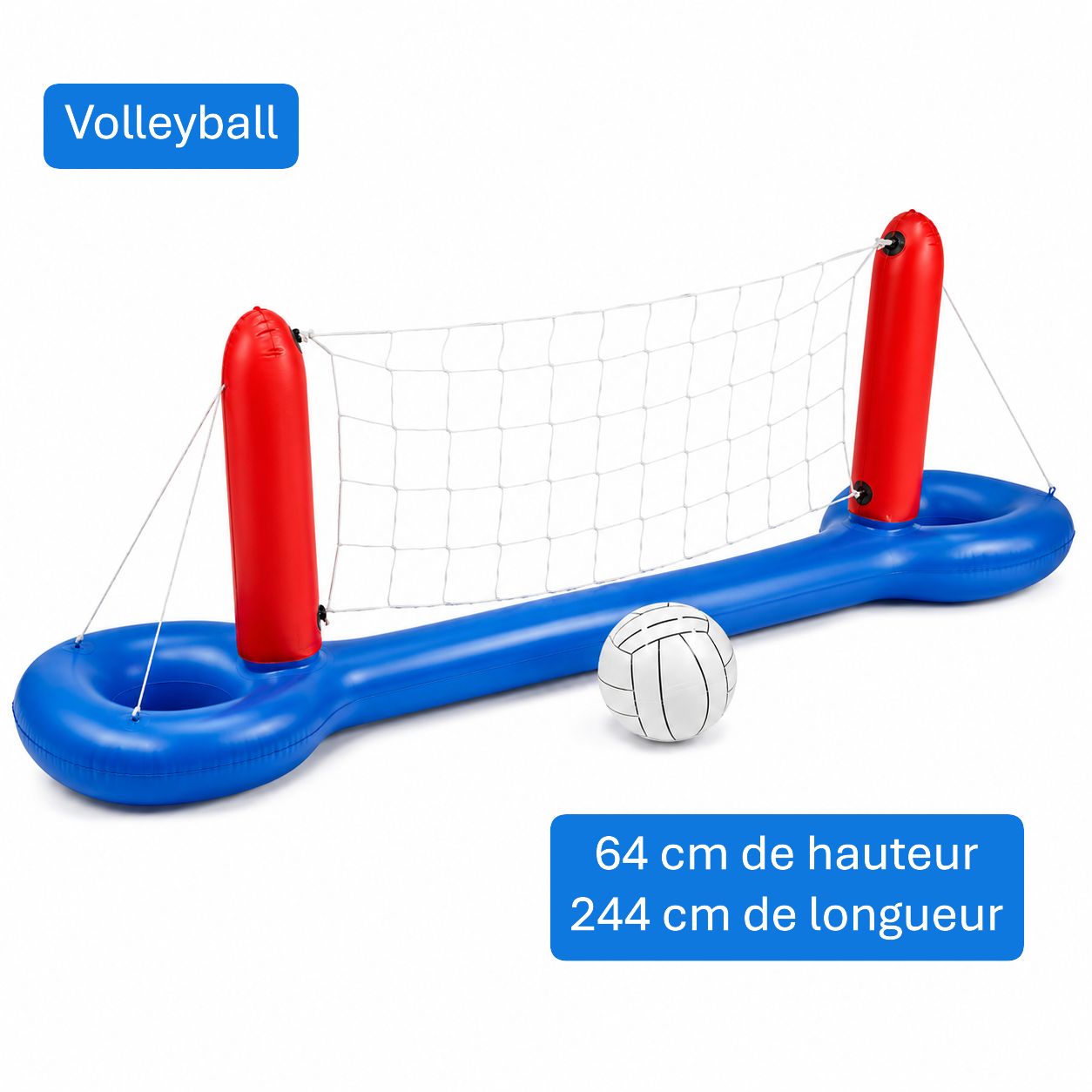 Jeu gonflable piscine au choix Basketball, Volleyball, Water Polo