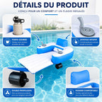 Matelas flottant motorisé