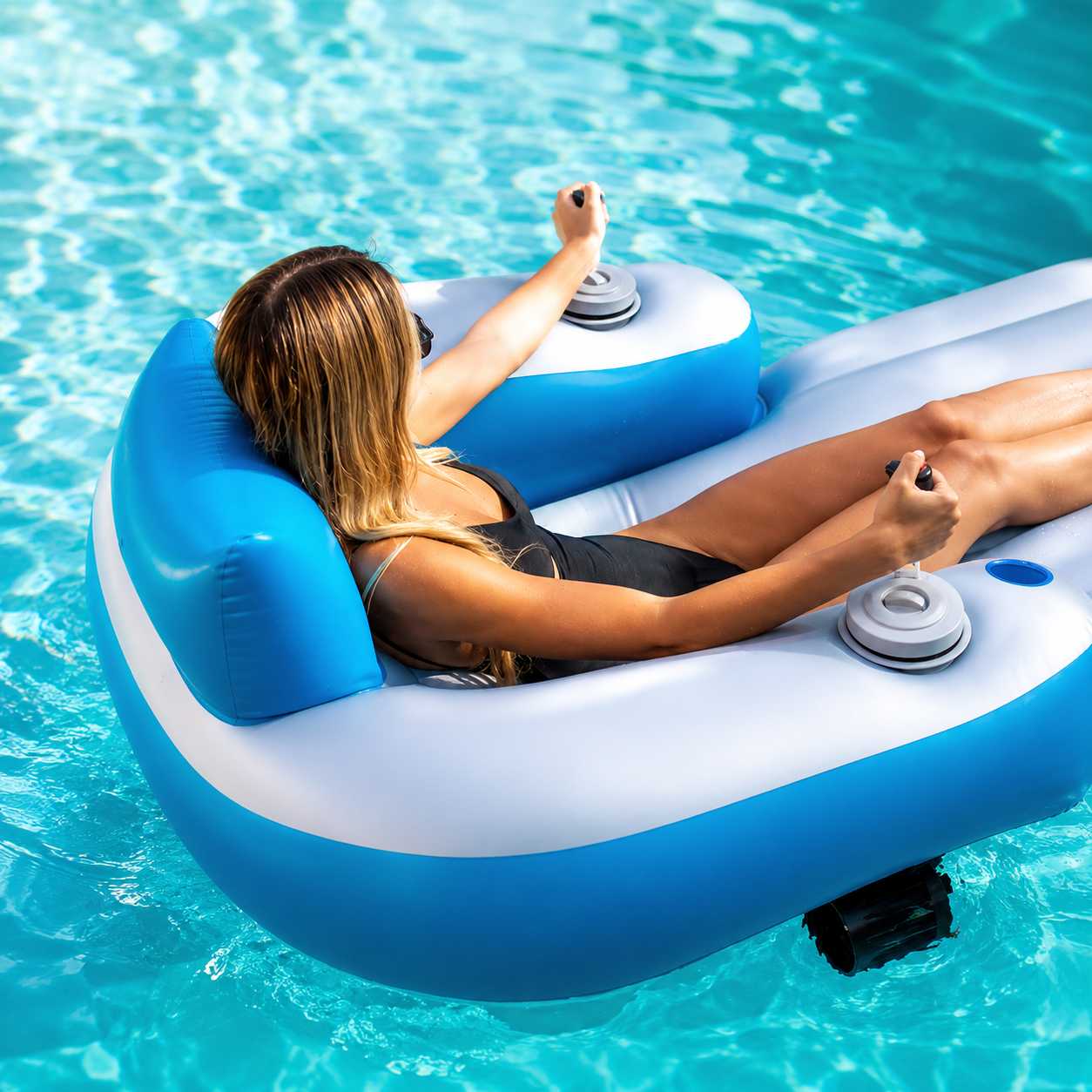 Matelas flottant motorisé