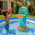 Panier de basket gonflable pour piscine