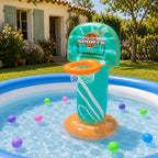 Panier de basket gonflable pour piscine