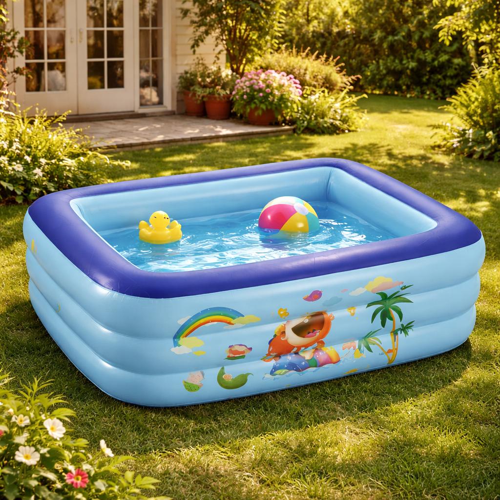 Piscine gonflable enfant - Arc-en-ciel
