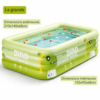 Piscine gonflable enfant dinosaure avec auvent