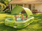 Piscine gonflable enfant dinosaure avec auvent